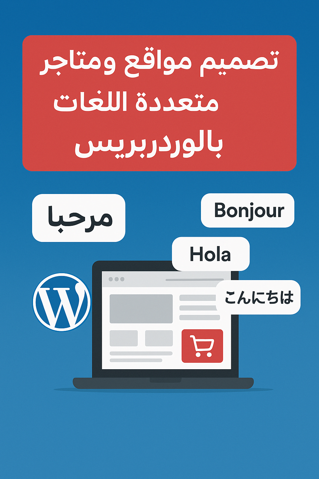 تصميم مواقع ومتاجر الكترونية متعددة اللغات بالوردبريس